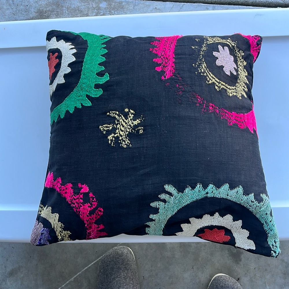 Antique Turkish Anatolian Kilim pillow cover ￼